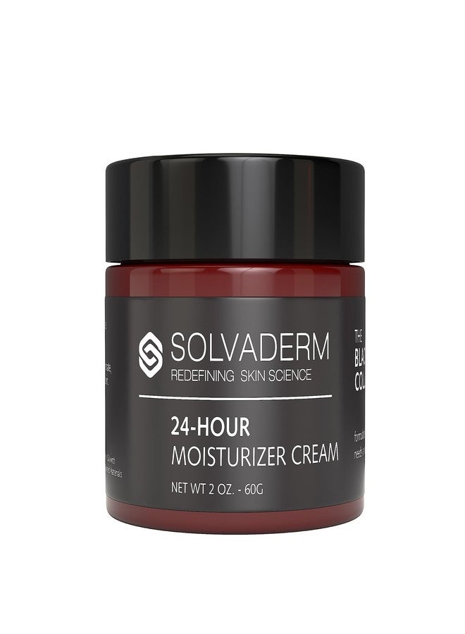 Solvaderm for Men Anti-Aging 24-Hour Moisturizer Cream for Deep Hydration and Antioxidant Support (2 oz / 60g) - Image 1